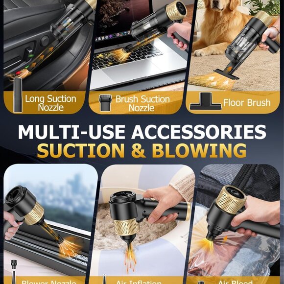 Car Vacuum Cleaner Cordless - Picture 3 of 7